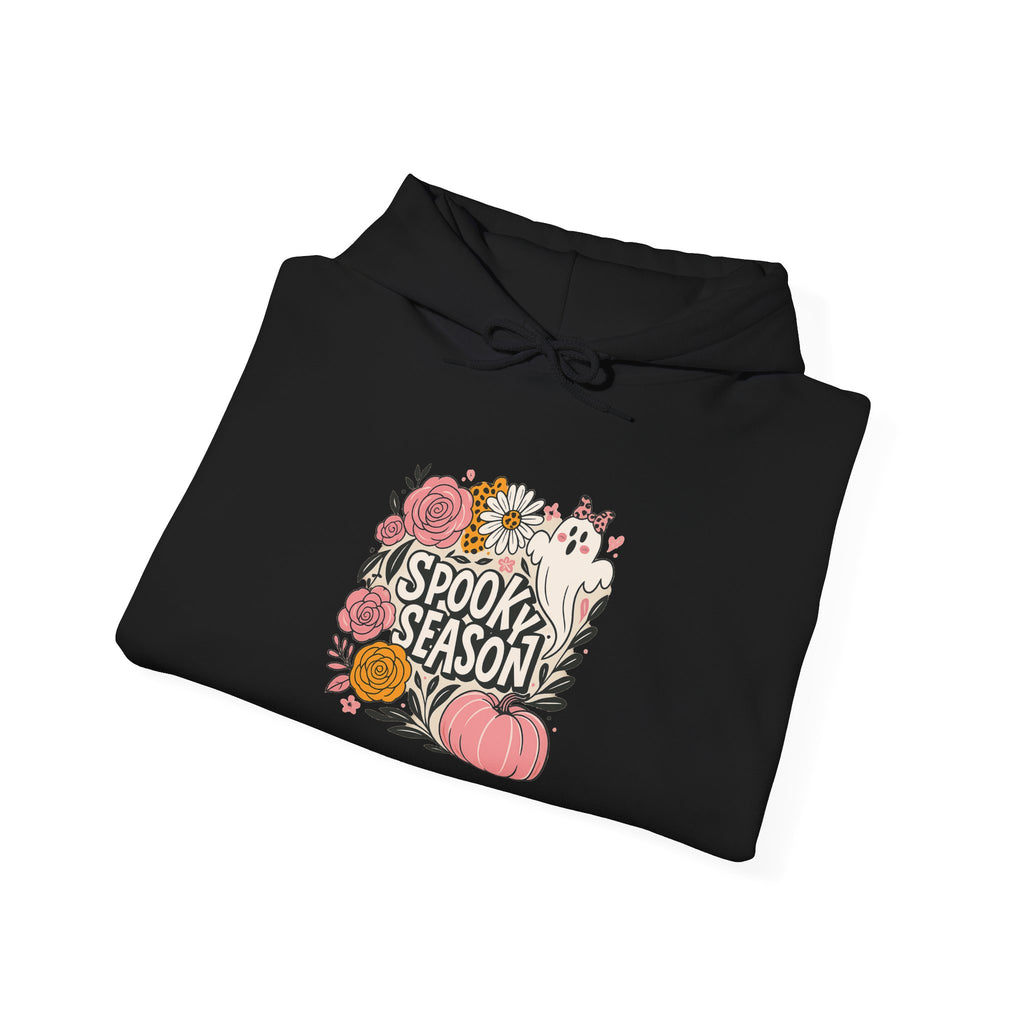Spook Season Floral Pumpkin Hoodie