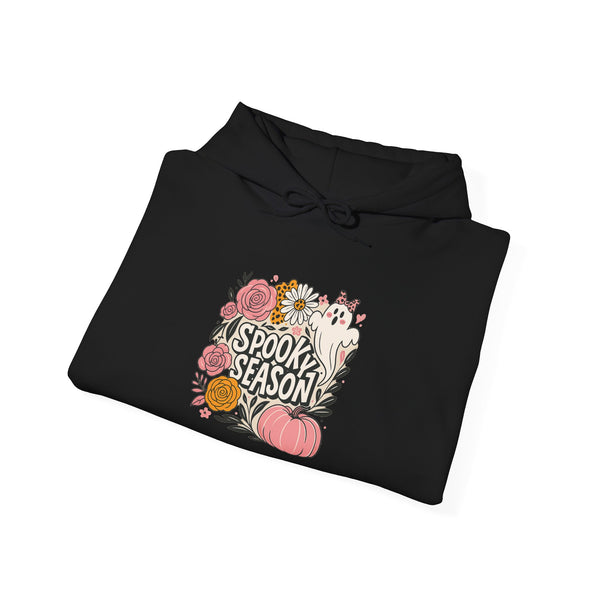 Spook Season Floral Pumpkin Hoodie
