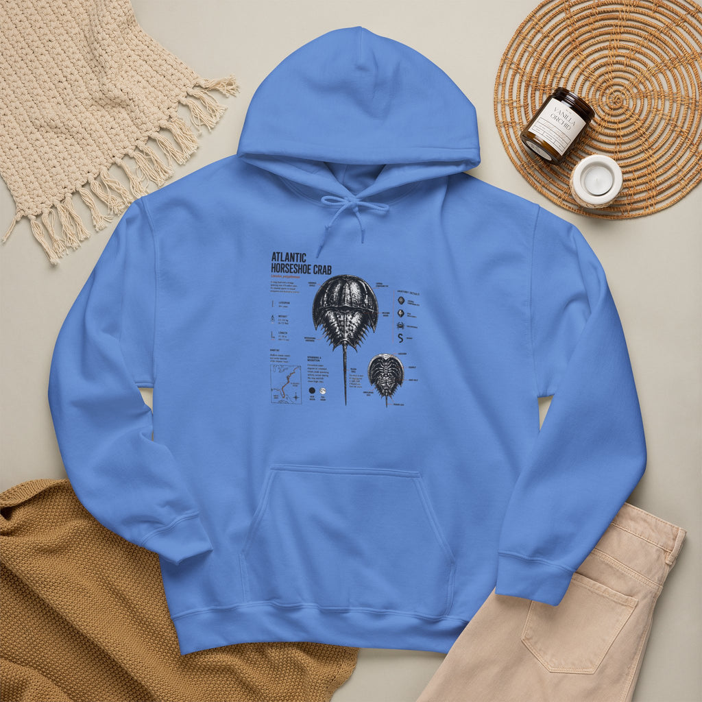 Horseshoe Crab Anatomy Hoodies