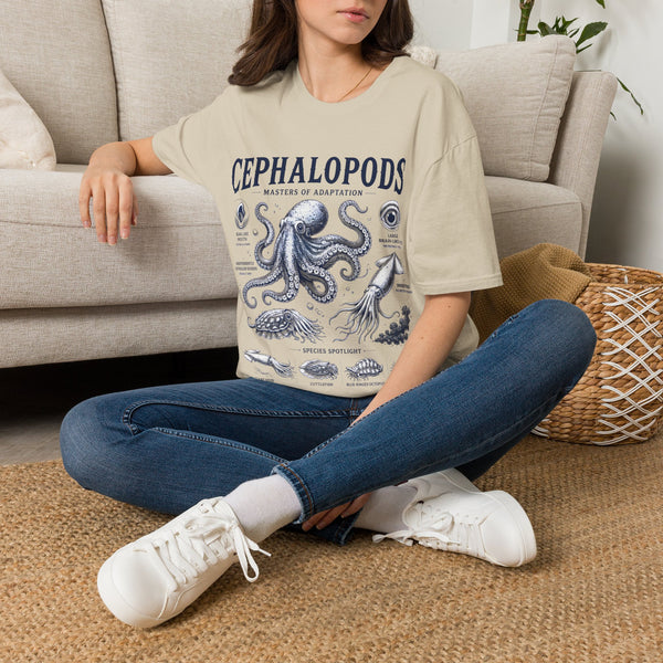 Cephalopods T-Shirt — Masters of Adaptation Vintage Octopus Graphic Tee