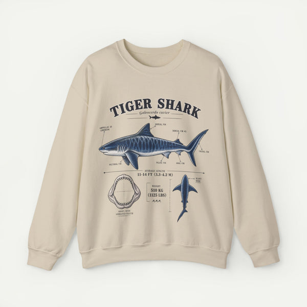 Tiger Shark Anatomy Sweatshirt