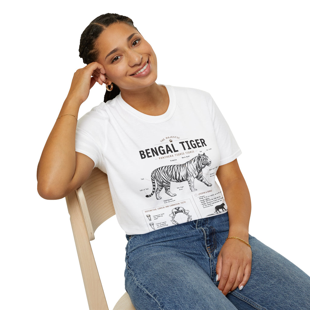 Bengal Tiger Vintage Anatomy T-Shirt