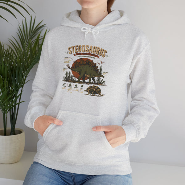 Stegosaurus Vintage Anatomy Hoodie – Retro Dino Nature Sweatshirt