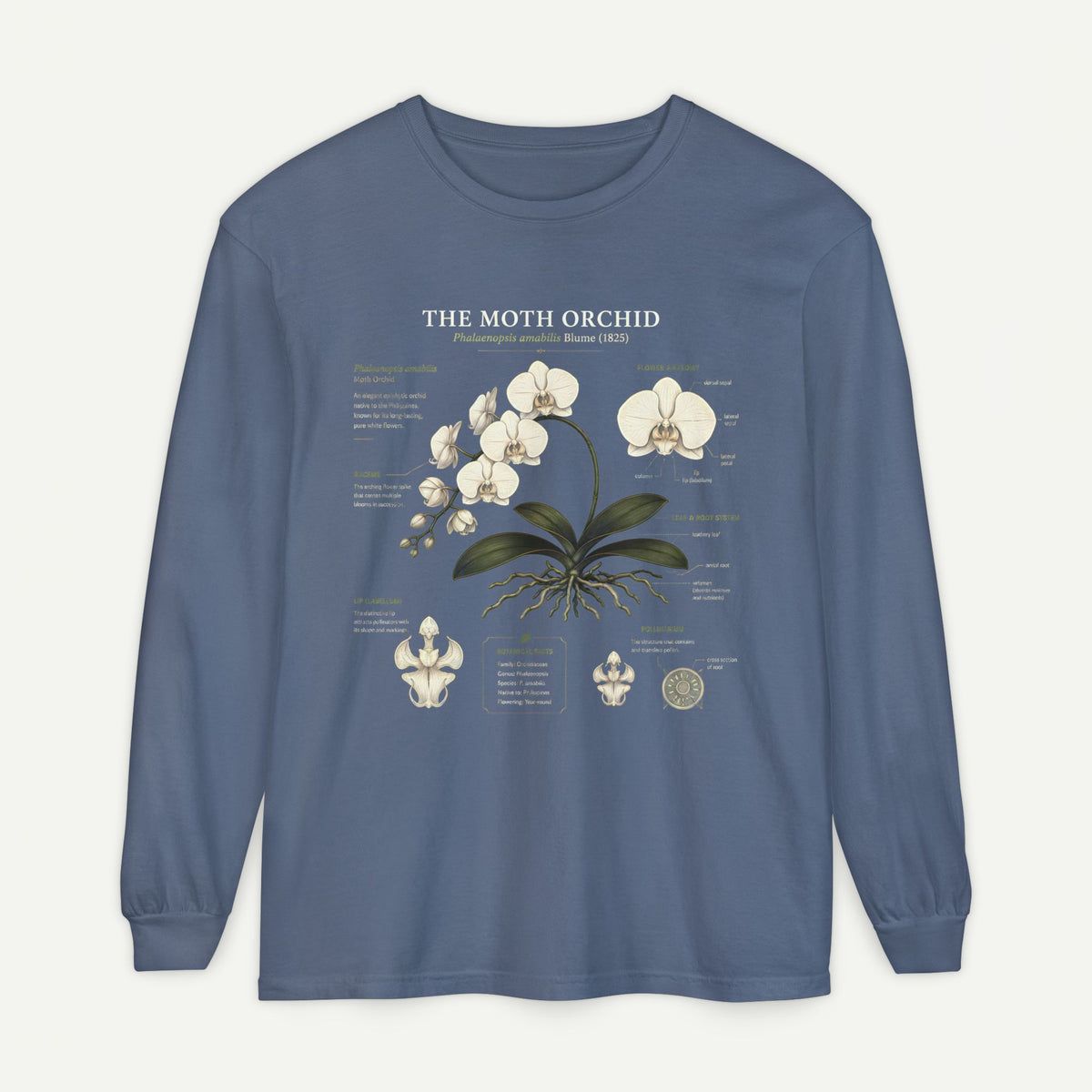 Orchid Anatomy Long Sleeve Tee