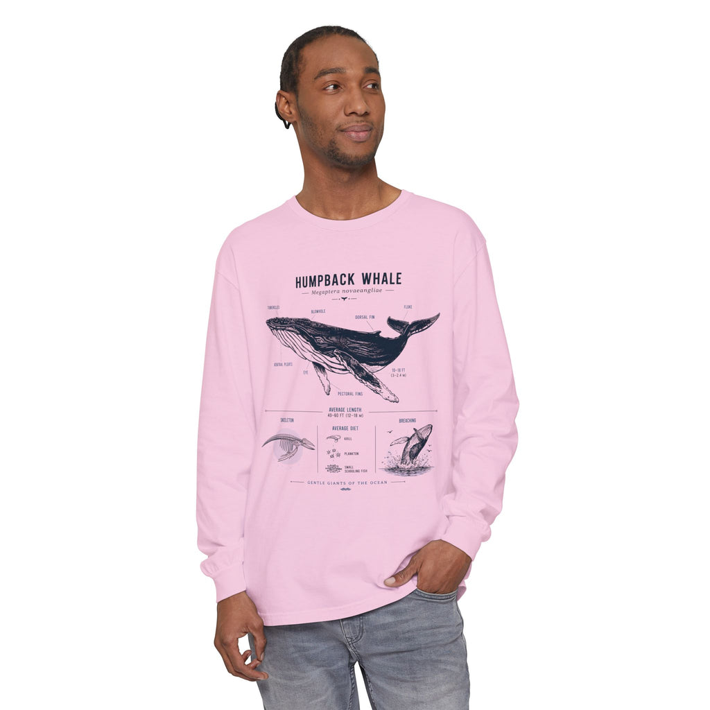 Humpback Whale Anatomy Long Sleeve Tee