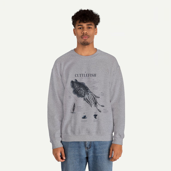 Cuttlefish Anatomy Crewneck Sweatshirt