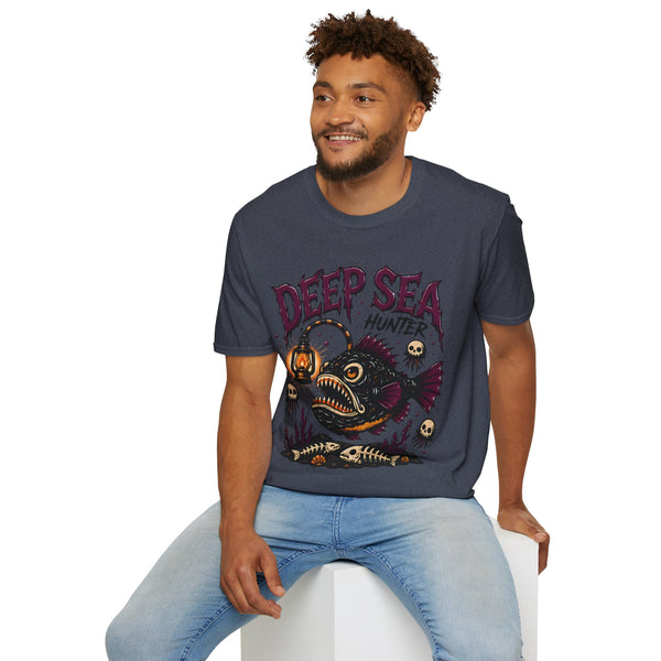 Deep Sea Hunter T-Shirt — Anglerfish Graphic Tee