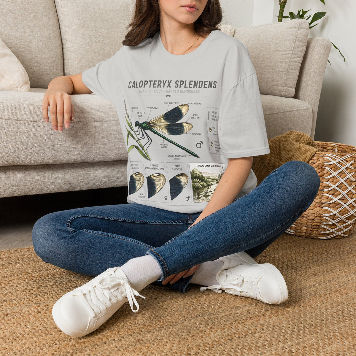 Calopteryx Splendens Anatomy T-Shirt