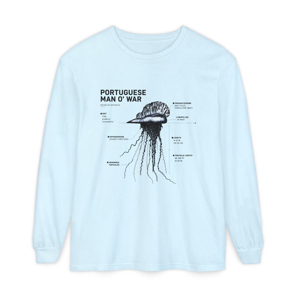 Portuguese Man O' War Anatomy Long Sleeve Tee