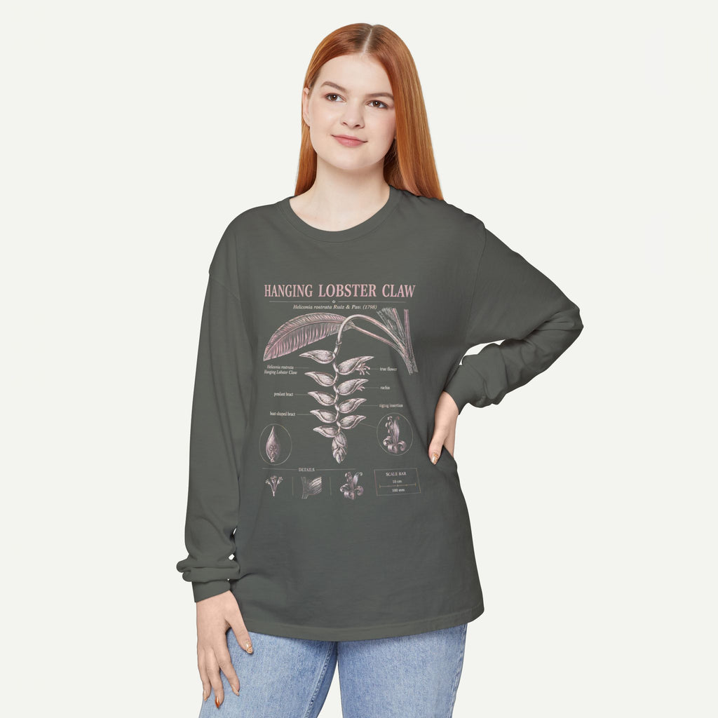 Hanging Lobster Claw Long Sleeve Tee