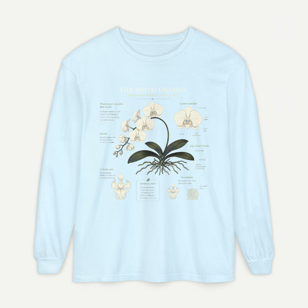 Orchid Anatomy Long Sleeve Tee Main image
