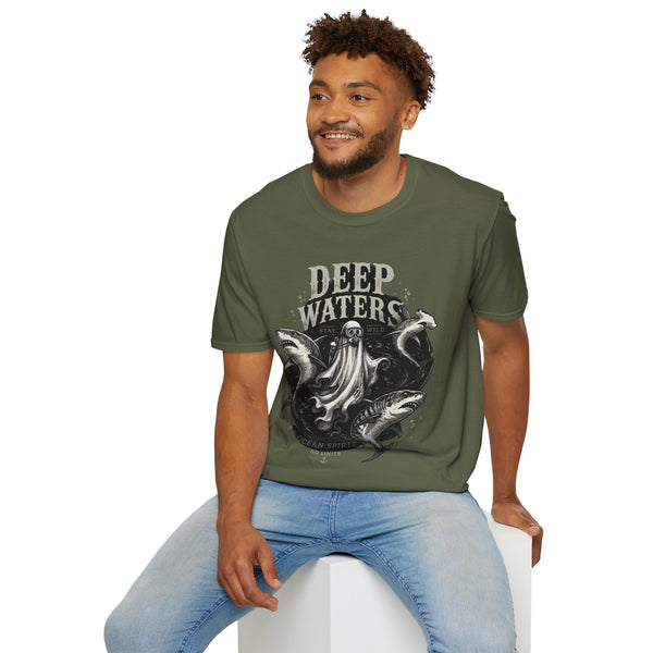 Deep Waters Graphic T-Shirt — ‘Deep Waters’ Ocean Monster Tee