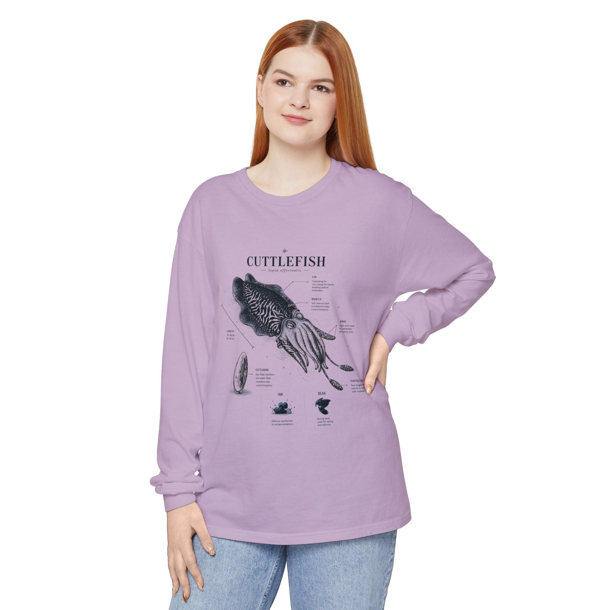 Unisex Garment-dyed Long Sleeve T-Shirt