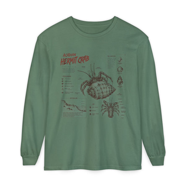 Hermit Crab Anatomy Long Sleeve Tee