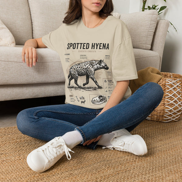 Spotted Hyena Anatomy T-Shirt — Vintage Wildlife Tee
