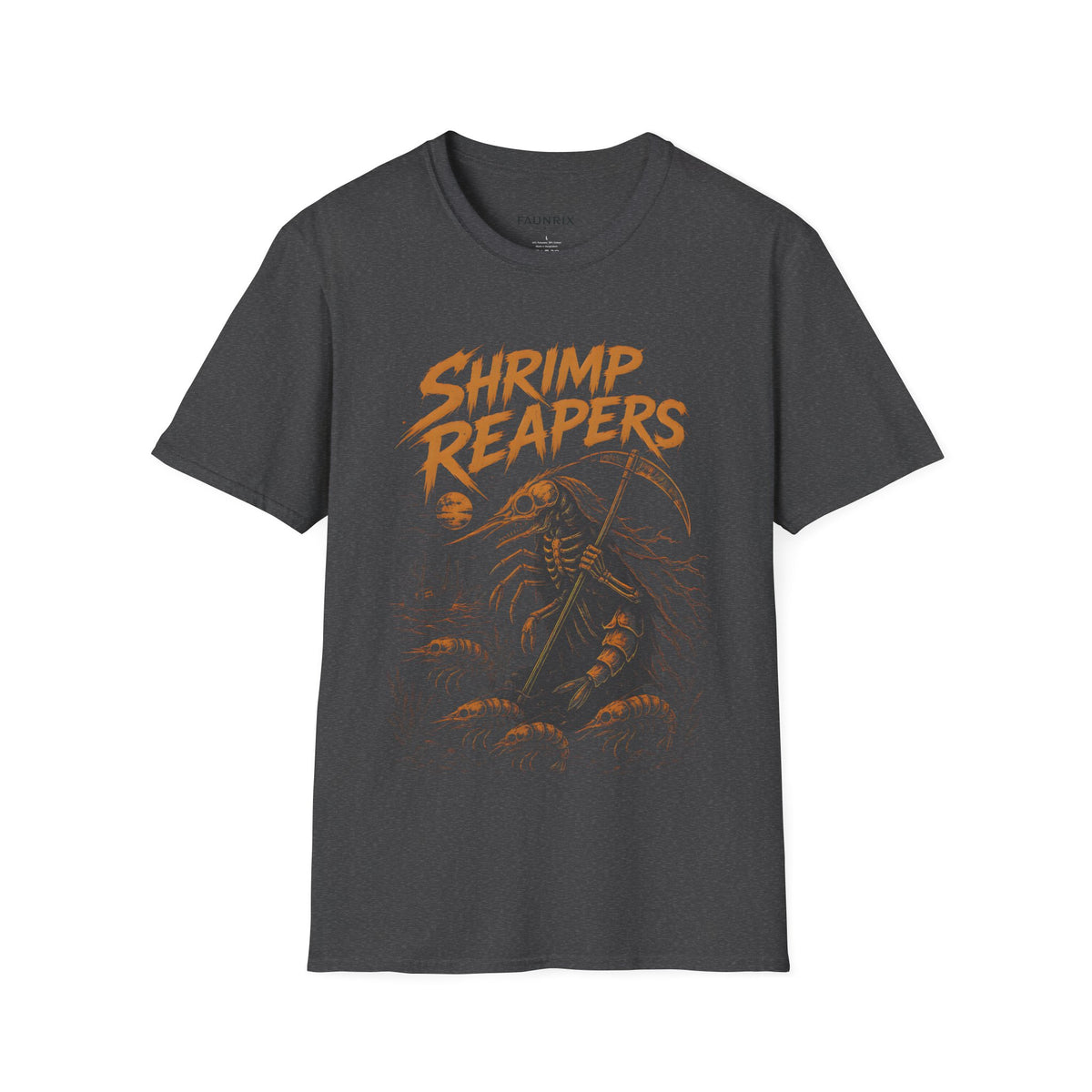 Shrimp Reapers T‑Shirt — Vintage Horror Seafood Graphic Tee