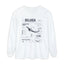 Beluga Whale Anatomy Long Sleeve Tee