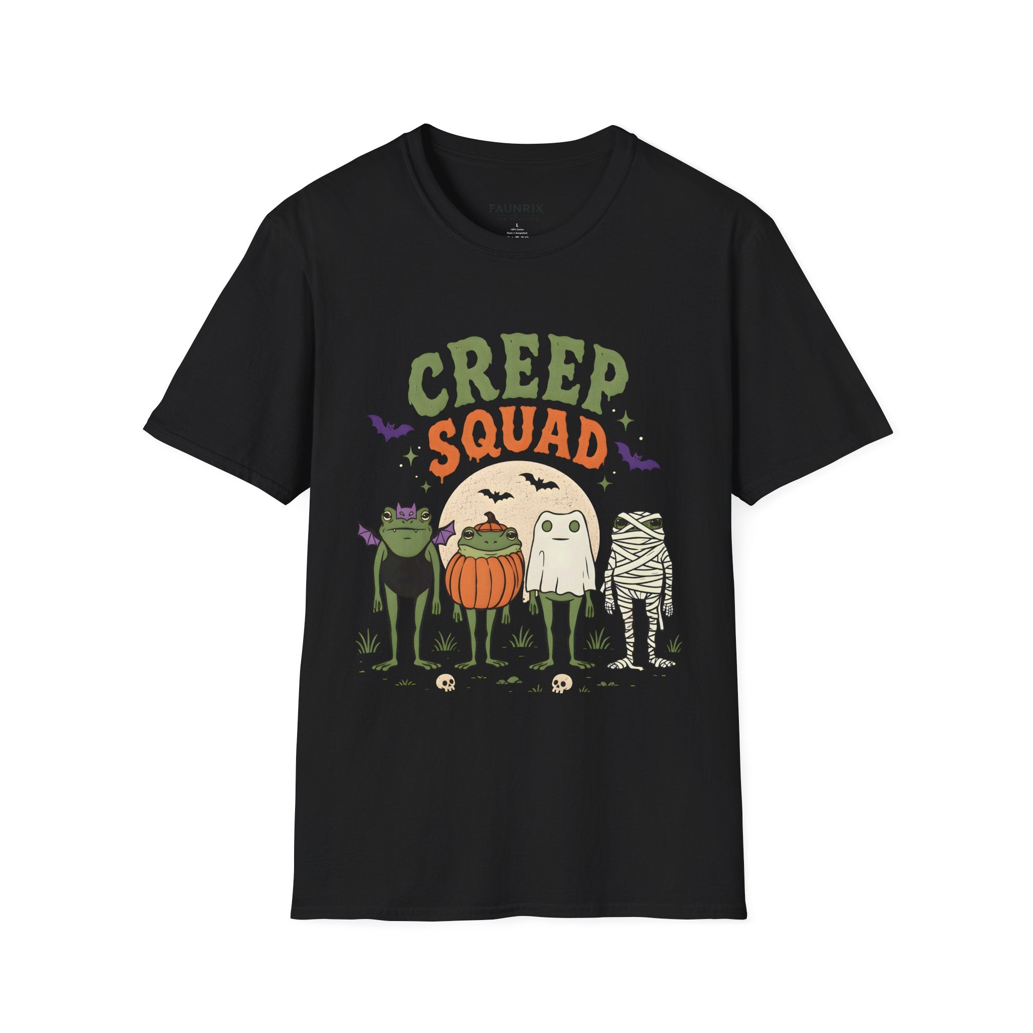 Creep Squad Halloween T-Shirt — Cute Cartoon Monster Costume Tee Secondary image