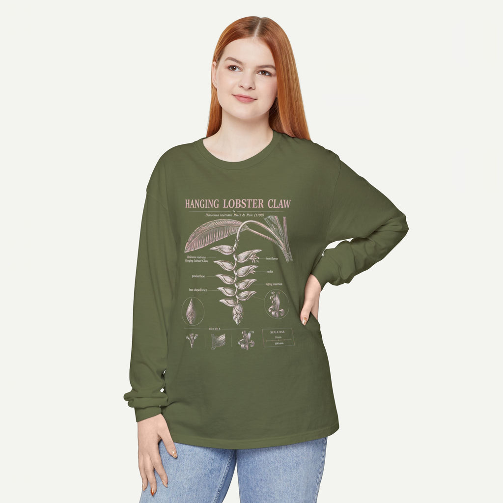 Hanging Lobster Claw Long Sleeve Tee