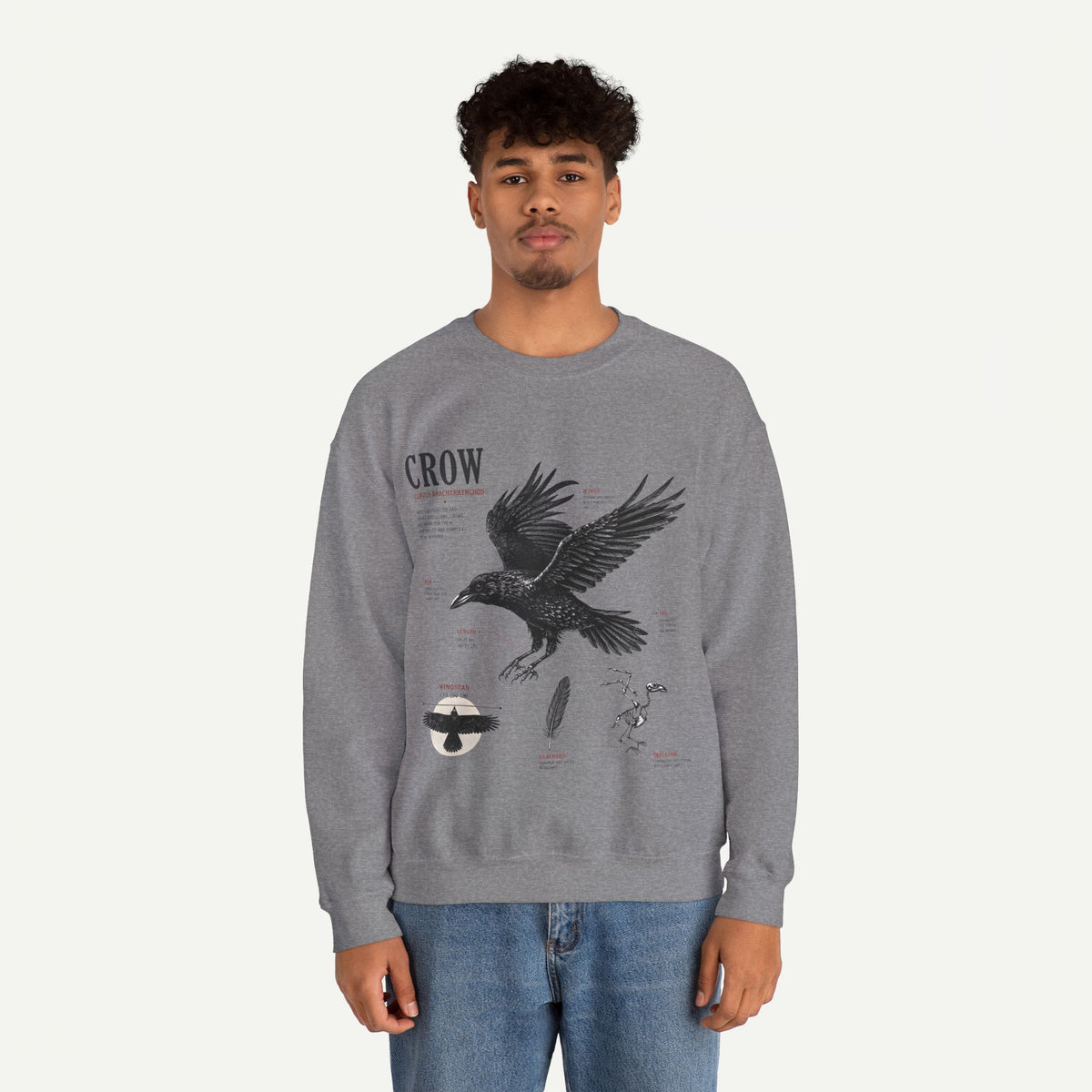 Crow Anatomy Sweatshirt