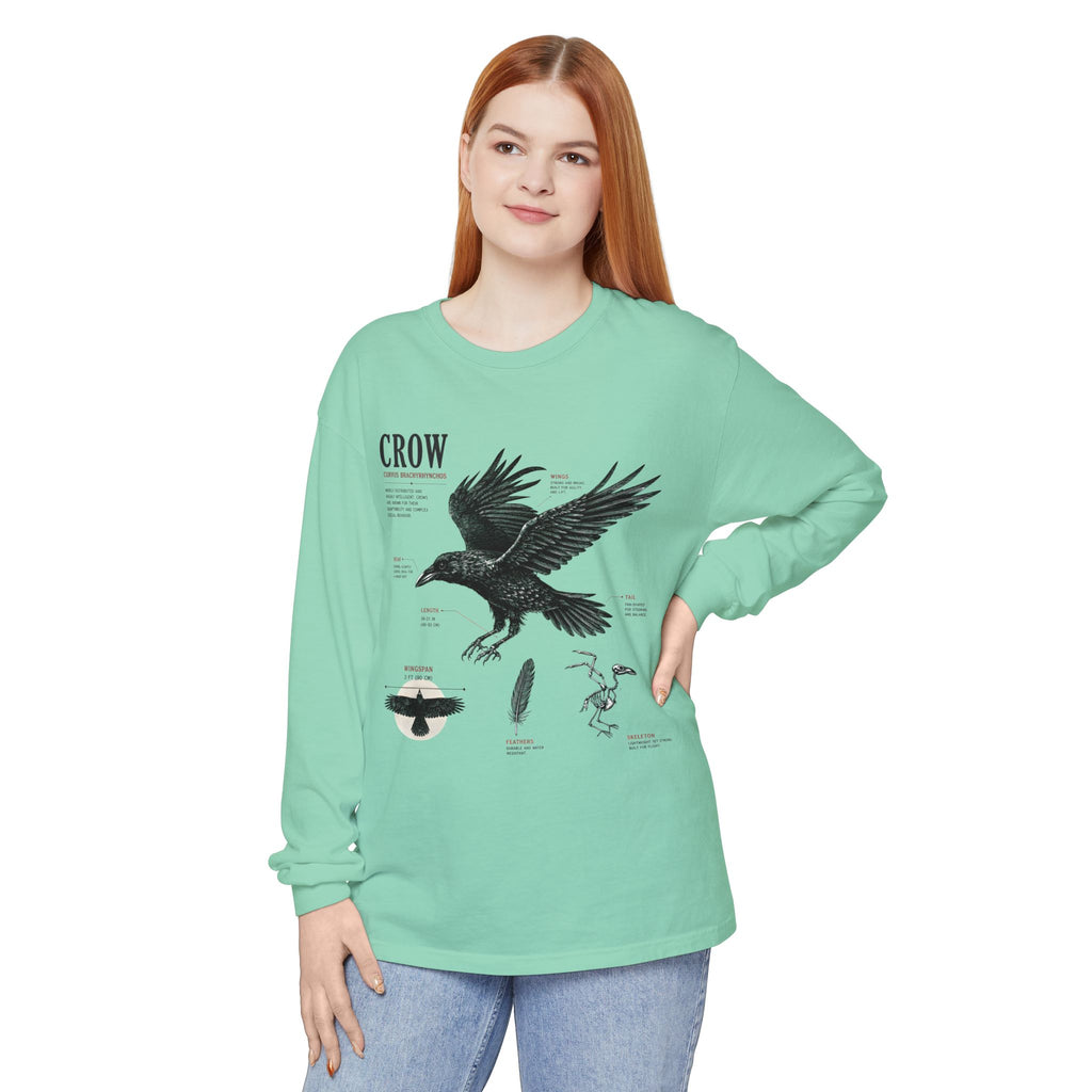Crow Anatomy Long Sleeve Tee