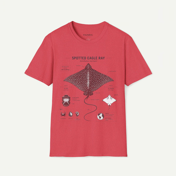 Spotted Eagle Ray Anatomy T-Shirt — Marine Life Graphic Tee