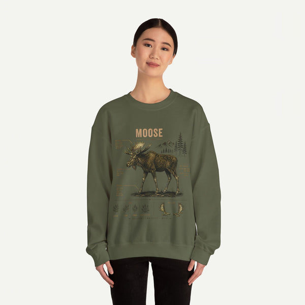 Moose Anatomy  Sweatshirt