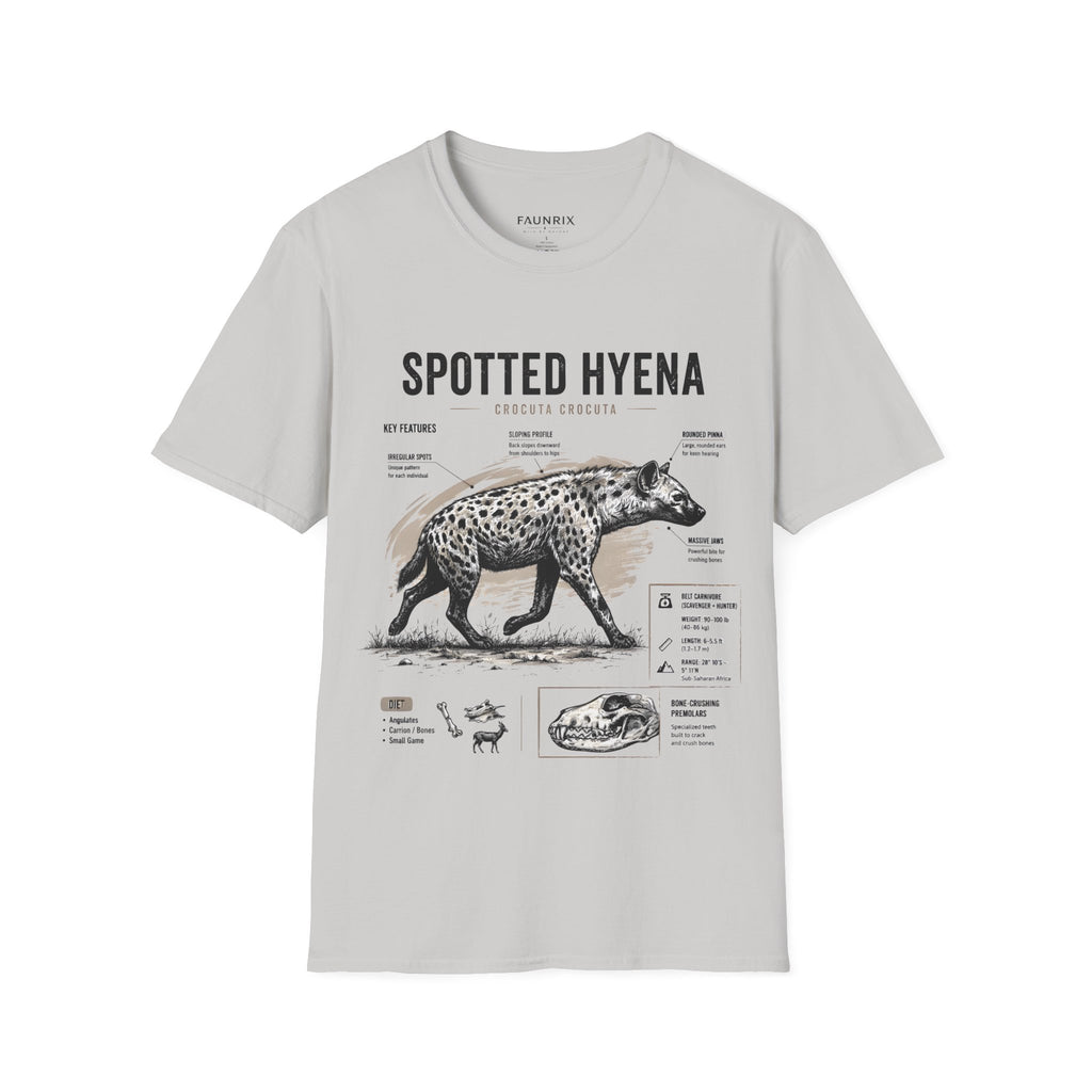 Spotted Hyena Anatomy T-Shirt — Vintage Wildlife Tee