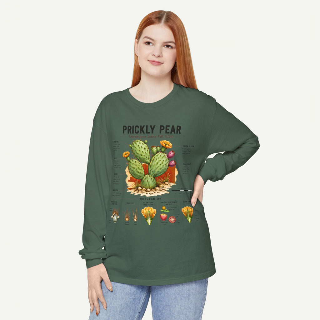 Prickly Pear Botanical Long Sleeve Shirt