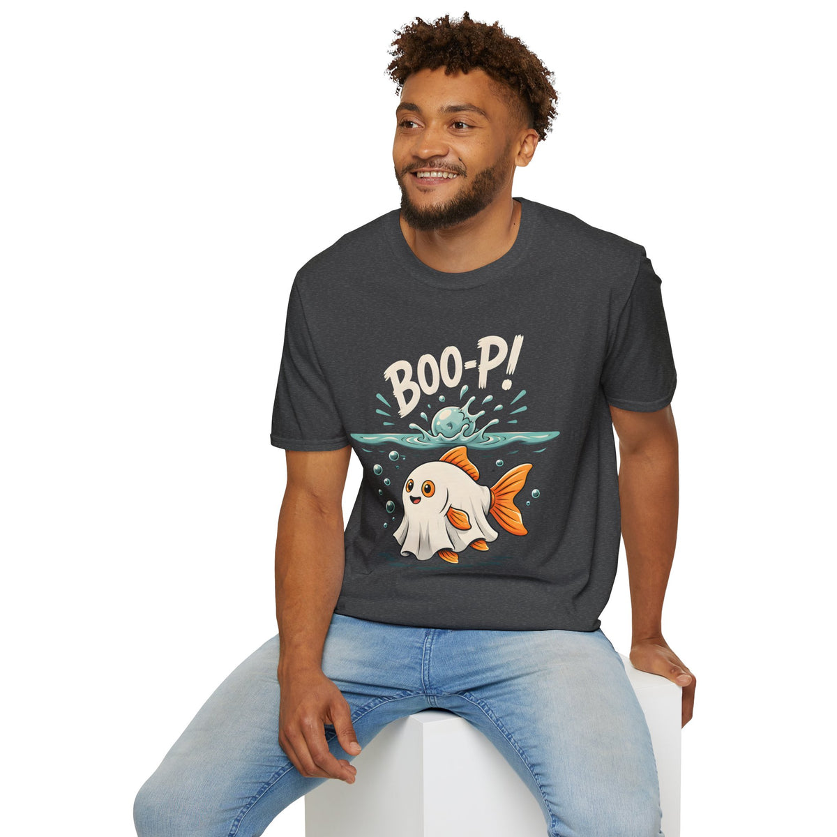 Ghost Fish T-Shirt — Cute Boo-P!Halloween Graphic Tee