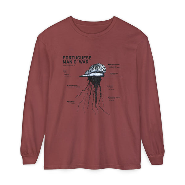 Portuguese Man O' War Anatomy Long Sleeve Tee