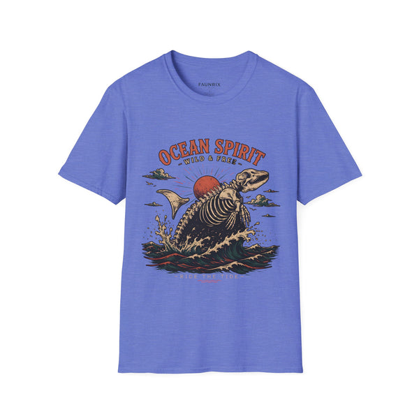 Ocean Spirit T-Shirt — Wild & Free Sea Turtle Graphic Tee