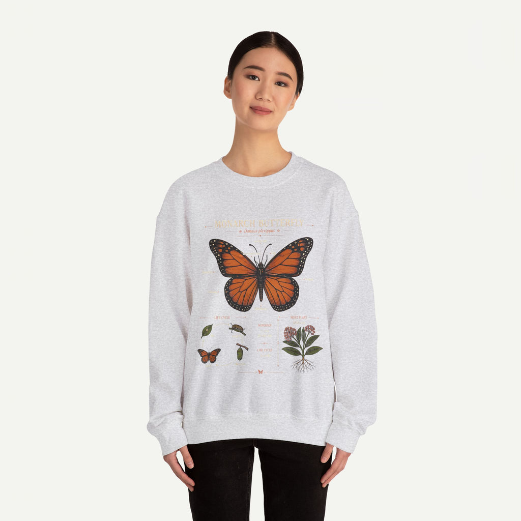 Monarch Butterfly Anatomy Sweatshirt