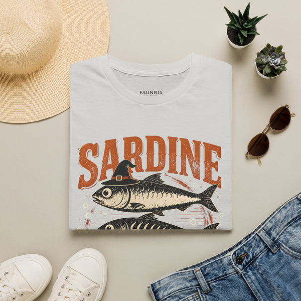 Sardine Vintage Fish T-Shirt — Retro Seafood Graphic Tee