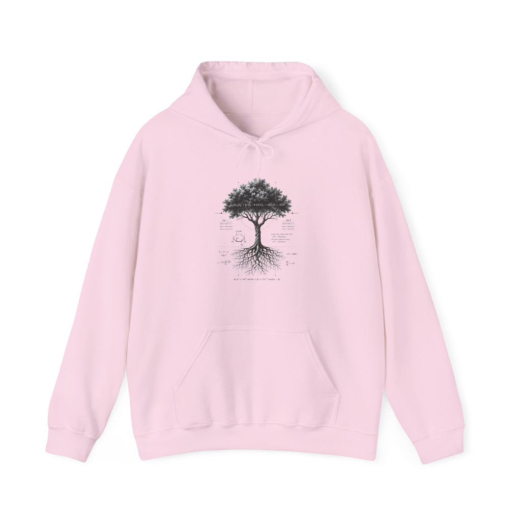 Tree of Life Hoodie — Botanical Diagram Roots & Growth Sweatshirt