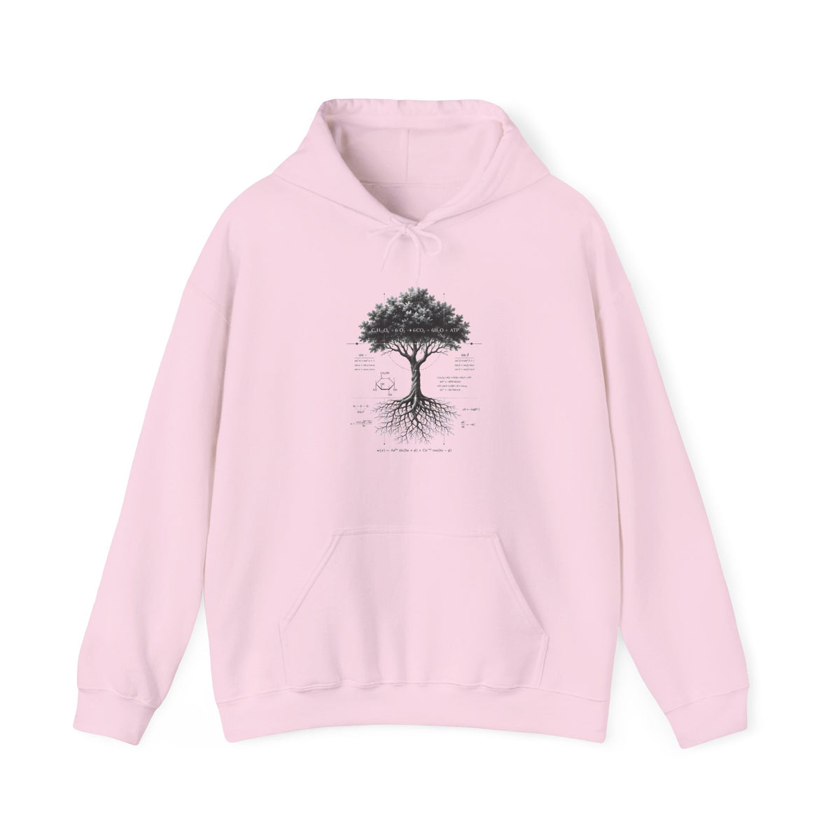 Tree of Life Hoodie — Botanical Diagram Roots & Growth Sweatshirt