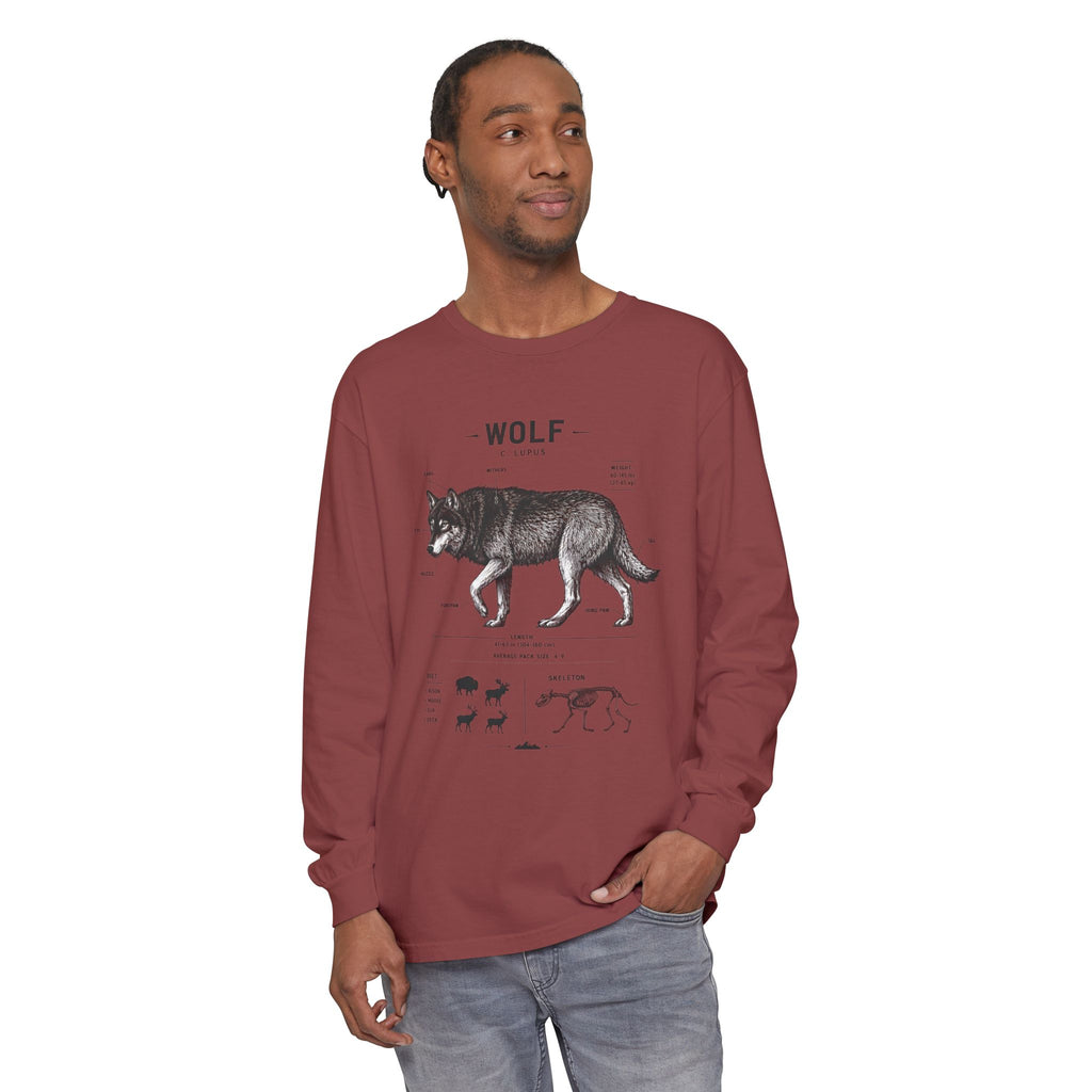 Wolf Anatomy Long Sleeve Tee