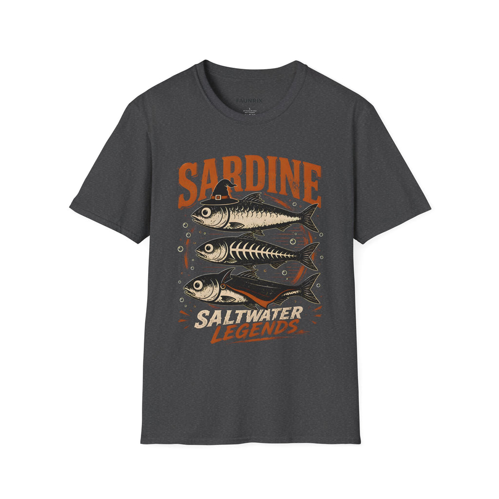 Sardine Vintage Fish T-Shirt — Retro Seafood Graphic Tee