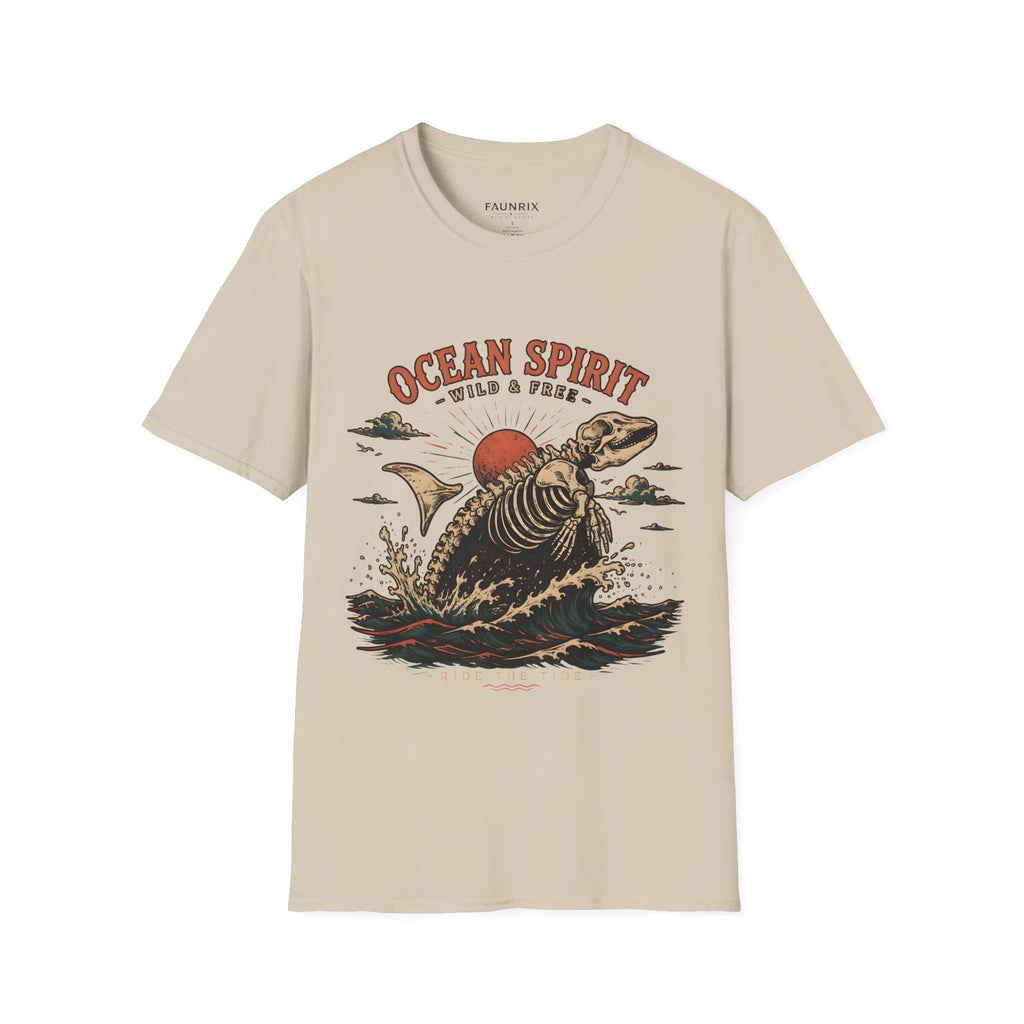 Ocean Spirit T-Shirt — Wild & Free Sea Turtle Graphic Tee