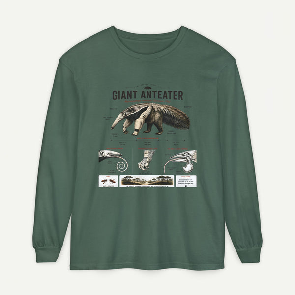 Giant Anteater Anatomy Long Sleeve Tee