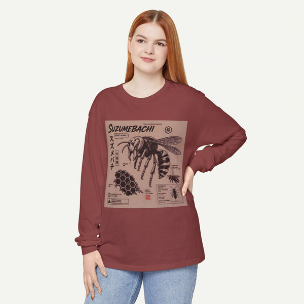 Suzumebachi Hornet Anatomy Long Sleeve Tee