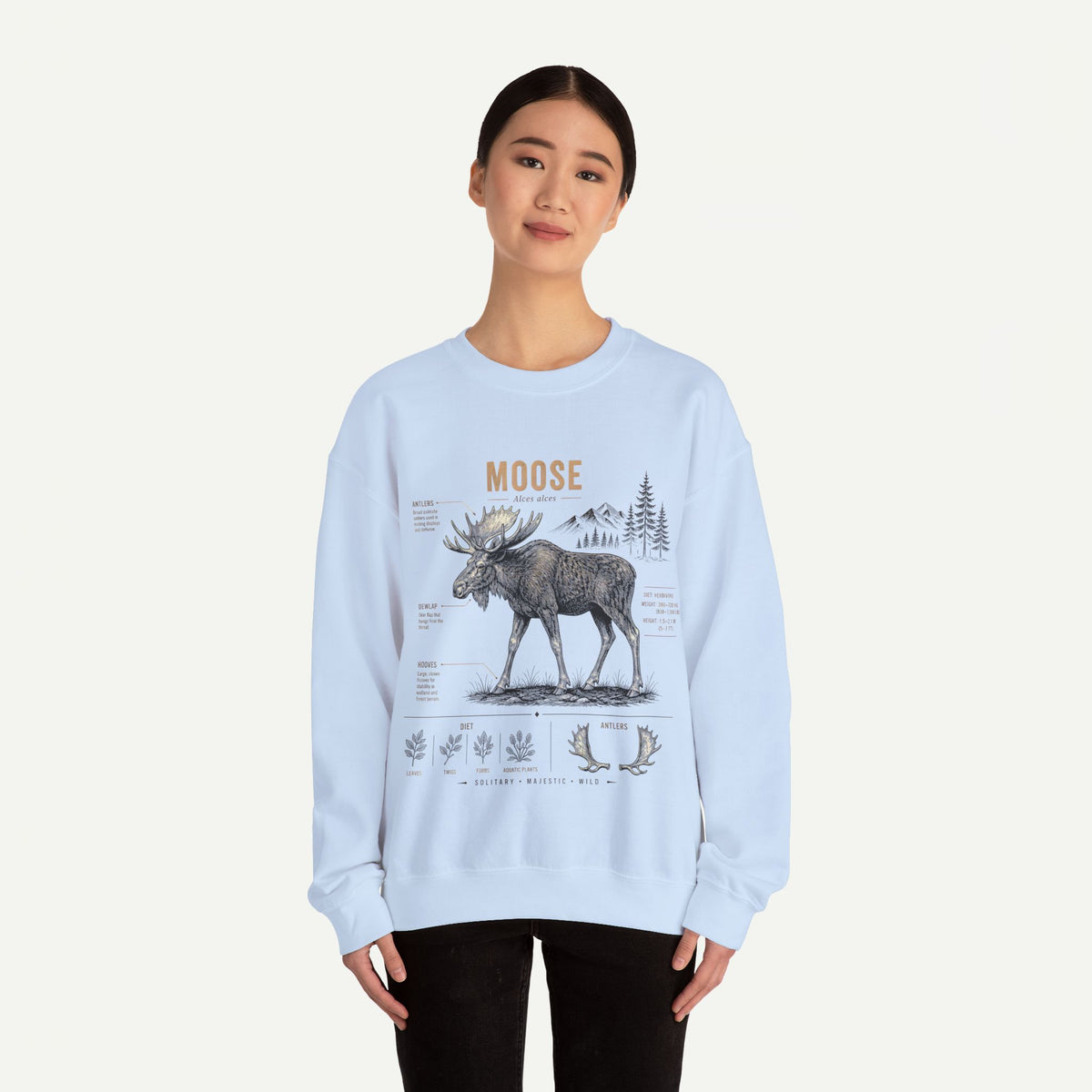 Moose Anatomy  Sweatshirt