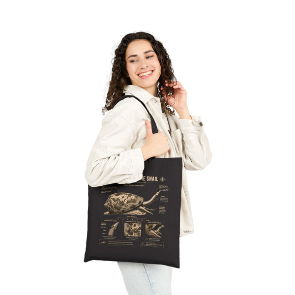 Tote Bag — 'Geography Cone Snail' Anatomy Science Tote (Educational Marine Life Gift)