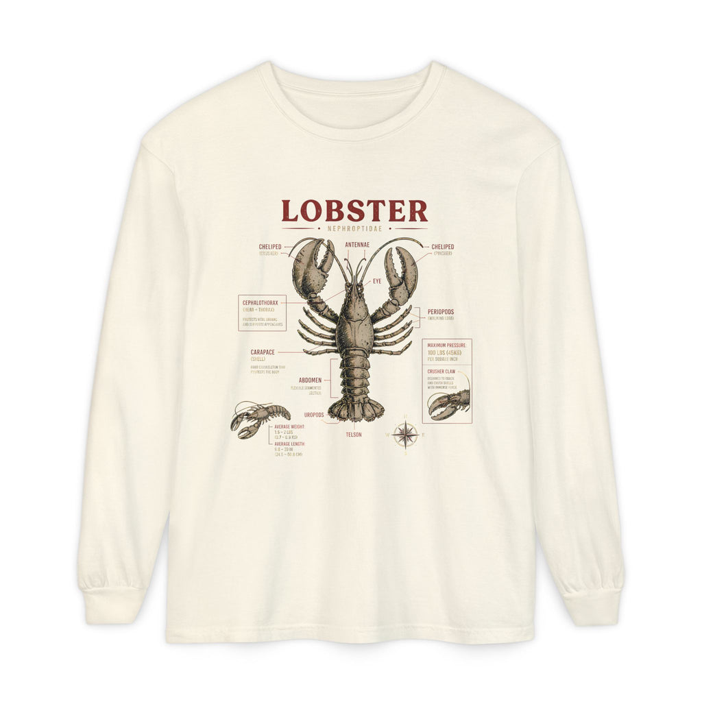 Lobster Anatomy Long Sleeve Tee