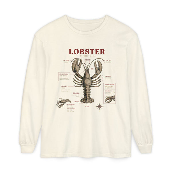 Lobster Anatomy Long Sleeve Tee