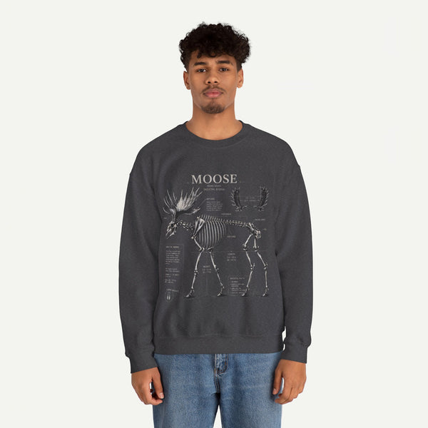Moose Skeleton Anatomy Sweatshirt