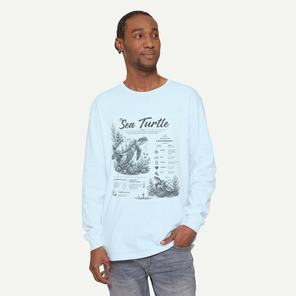 Sea Turtle Anatomy Long Sleeve Tee