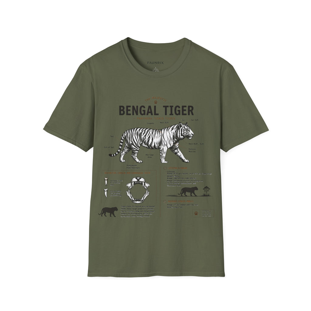 Bengal Tiger Vintage Anatomy T-Shirt