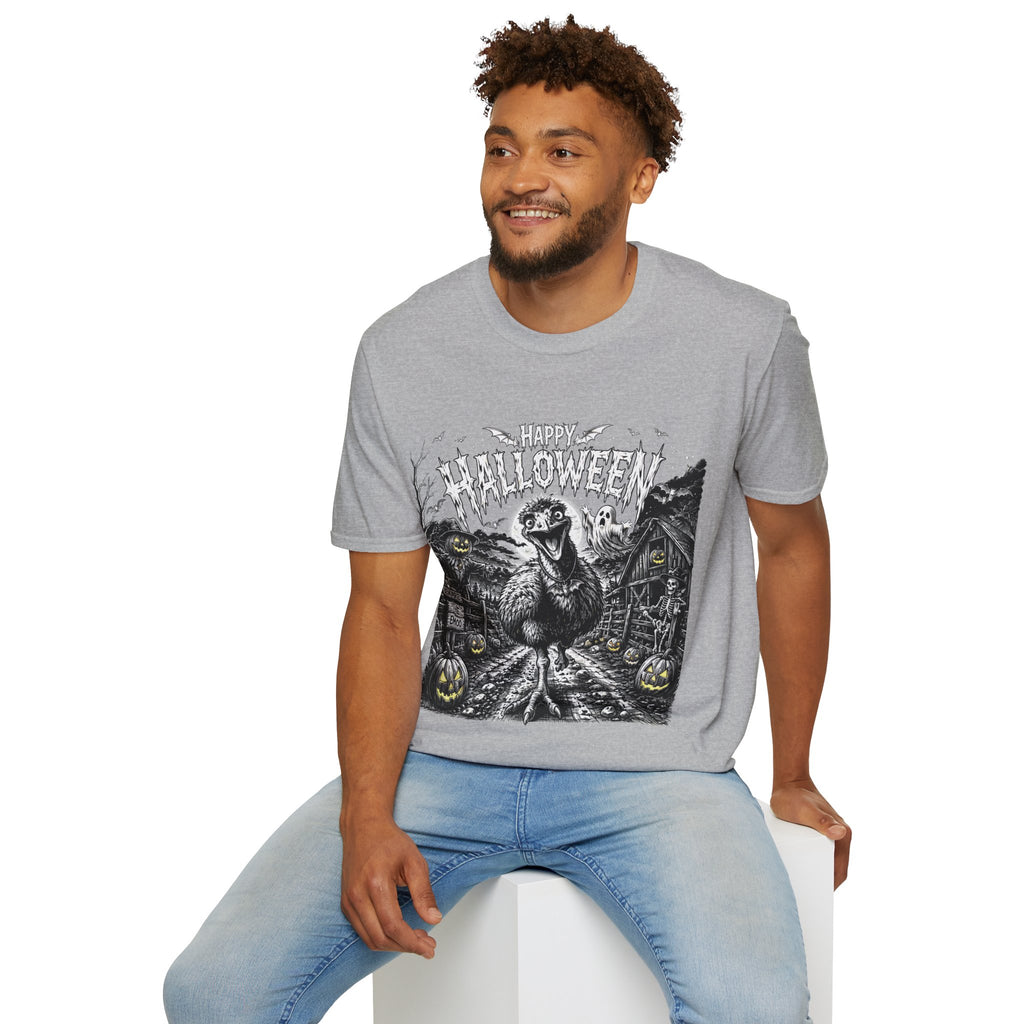 Halloween Vintage Goose T-Shirt — Happy Halloween Retro Horror Graphic