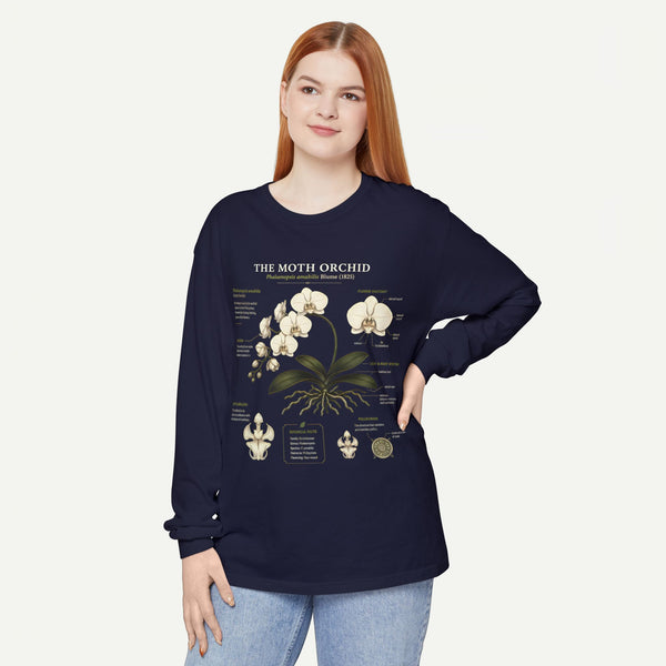 Orchid Anatomy Long Sleeve Tee